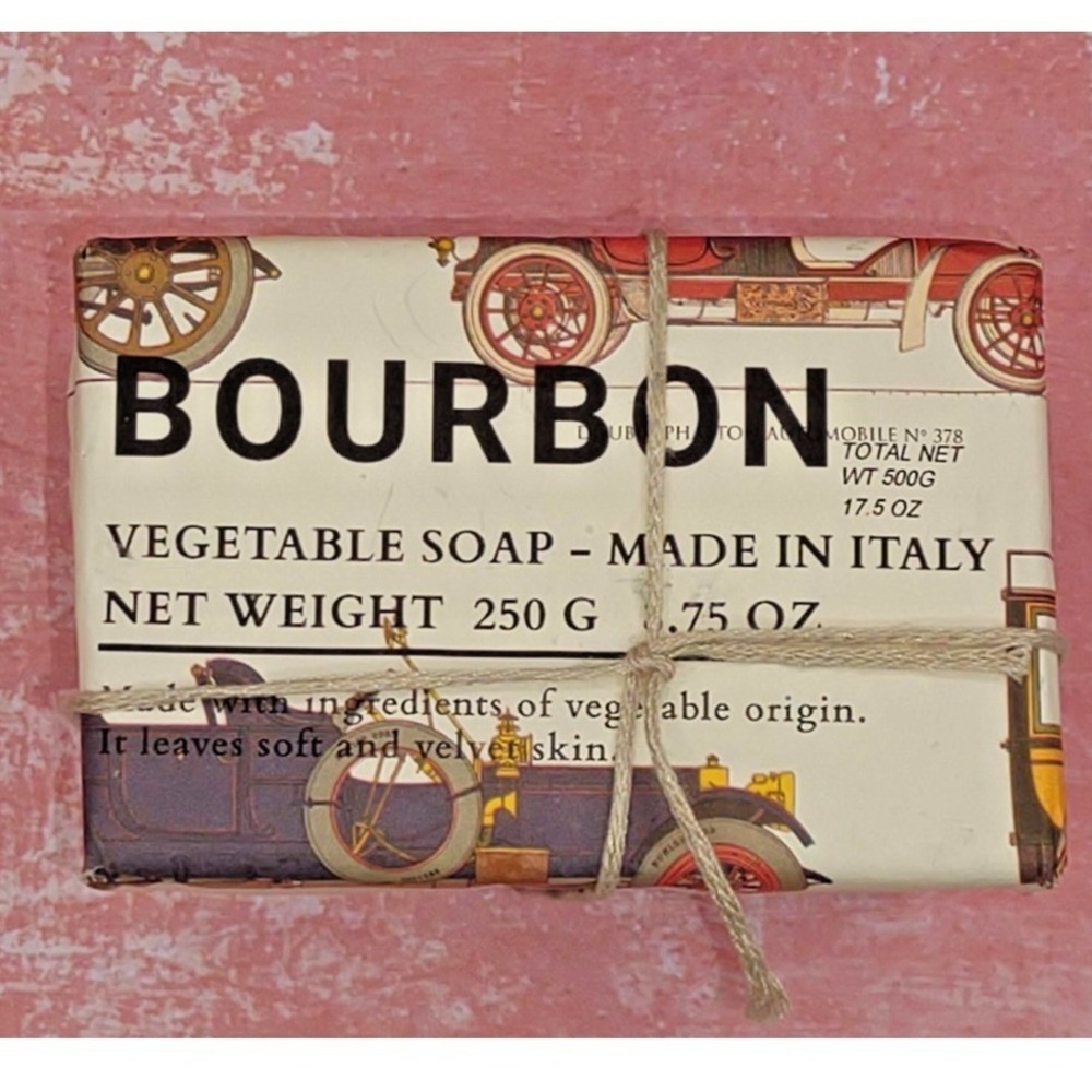 Alcima For Men BOURBON Vegetable Bar Soap 8.75 oz. - Made In Italy